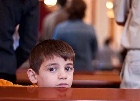 kind in kerk